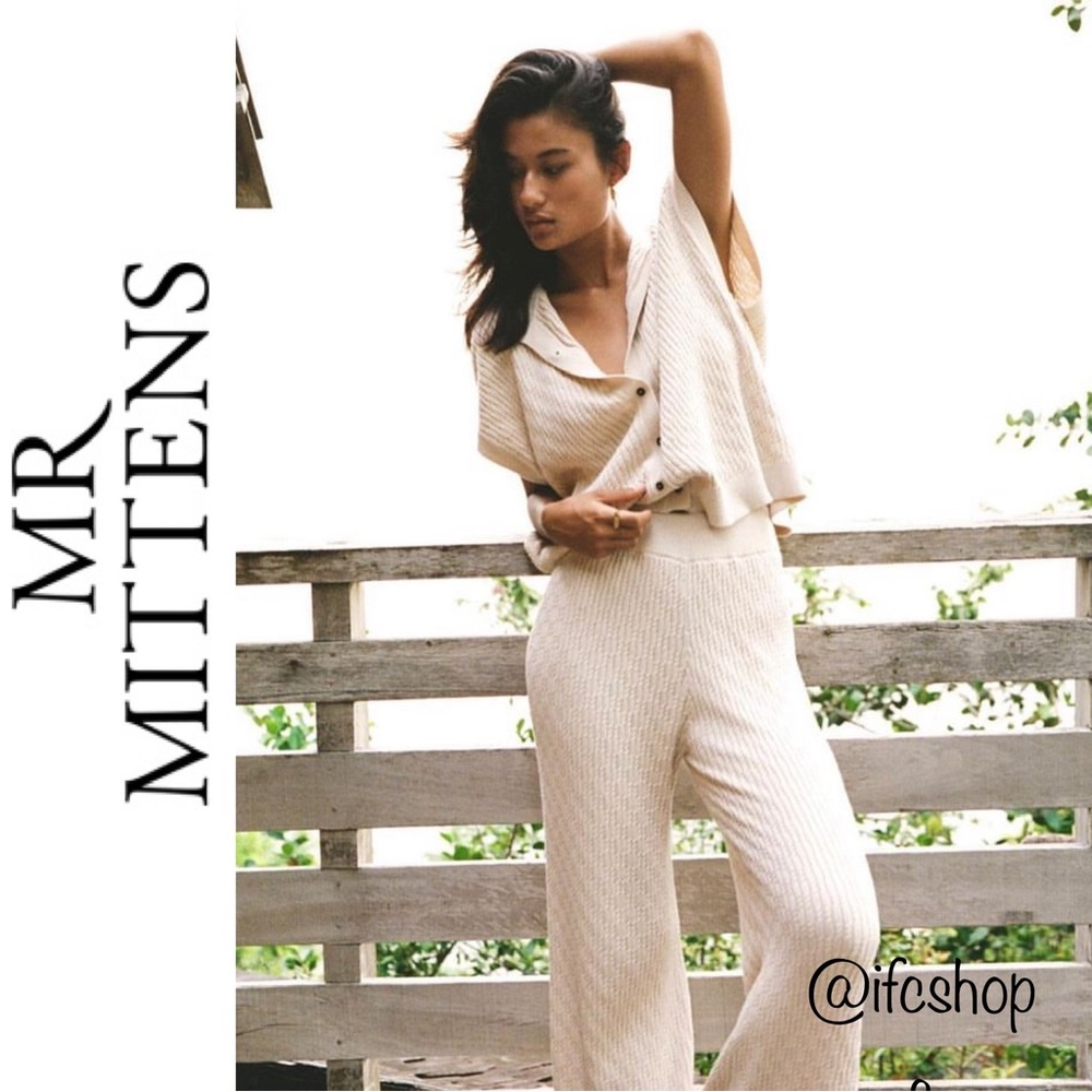 Mr. Mittens Cotton Lace Cable Knit Pants M/L